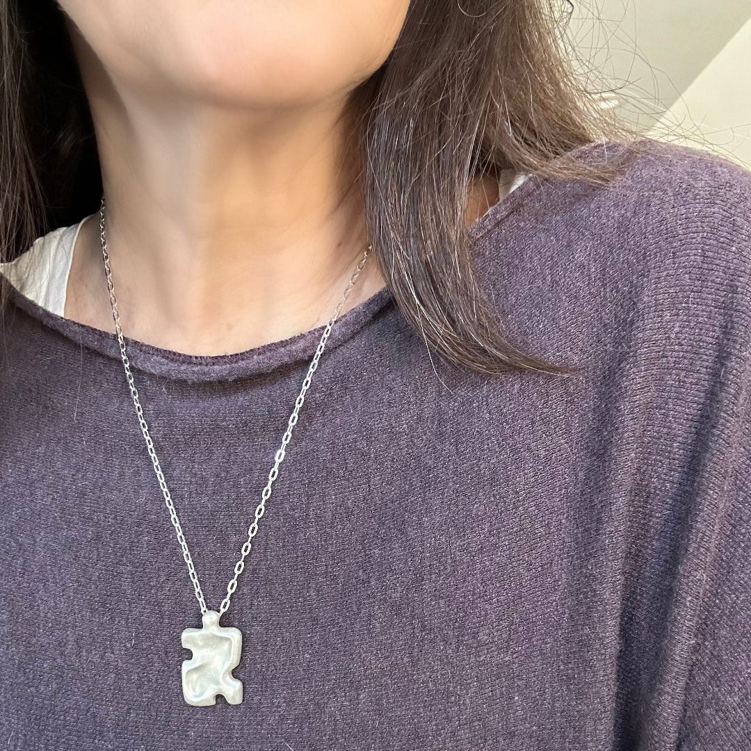 Autism Puzzle Necklace