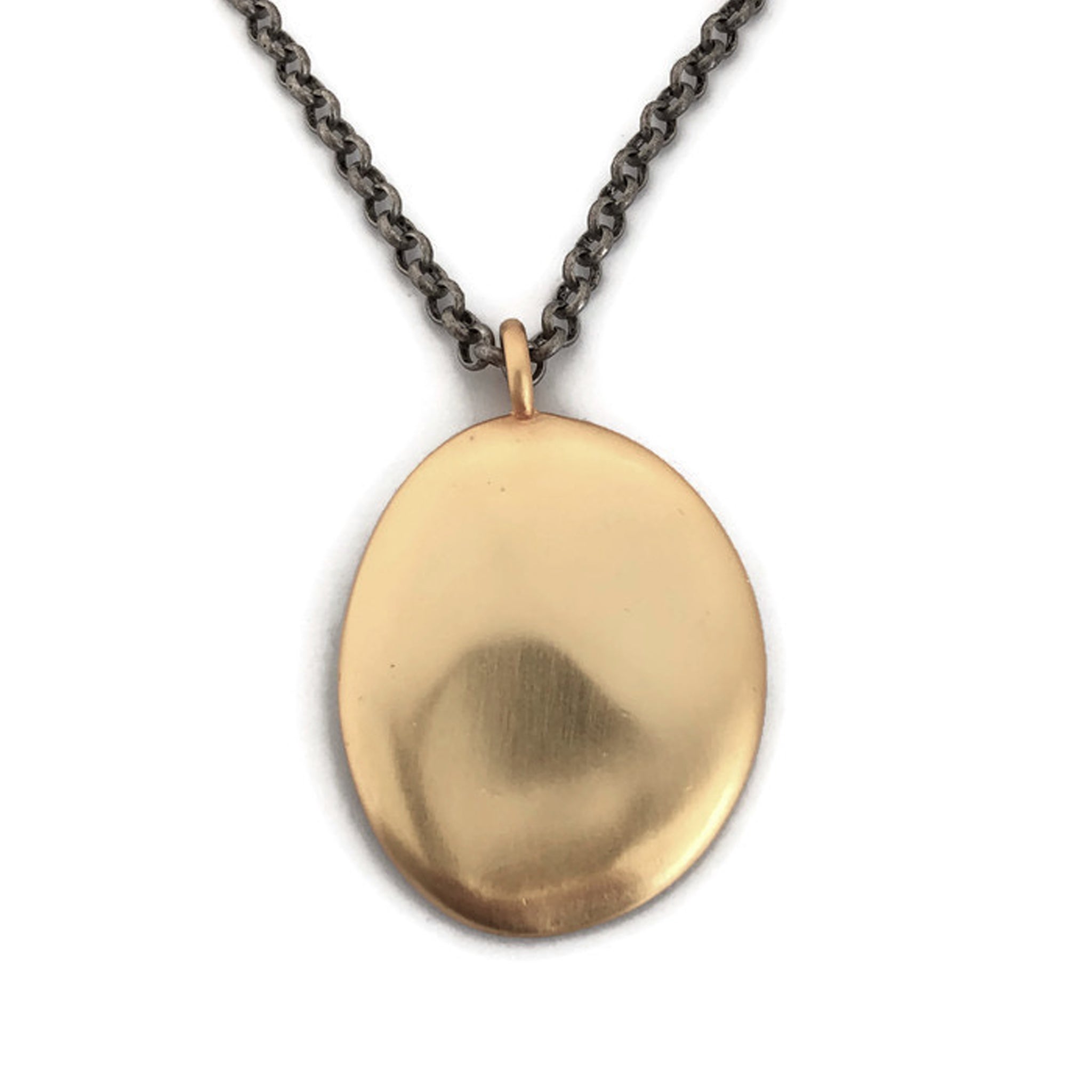 Gold Touch Stone Pendant -Large