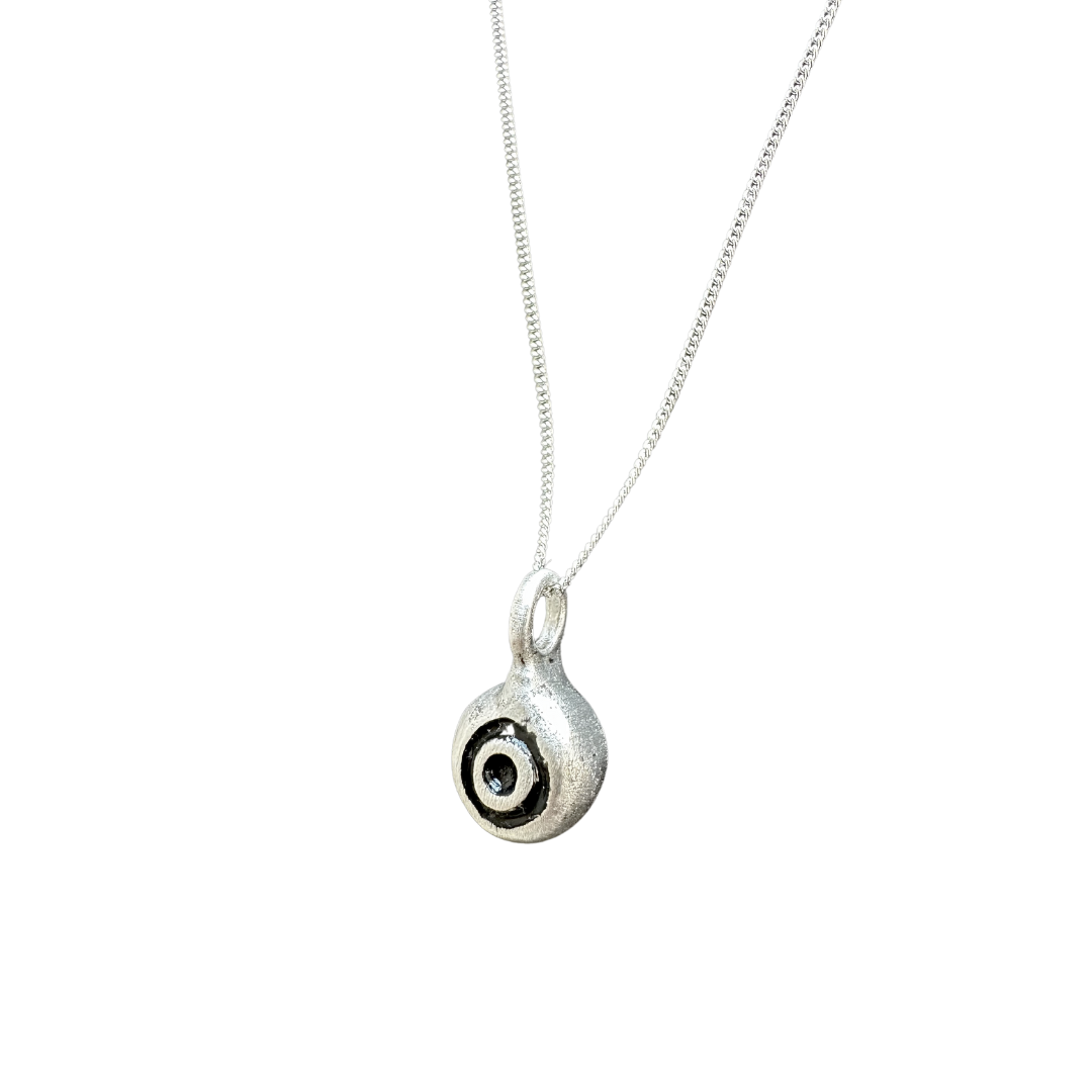 Evil Eye  Necklace- Silver