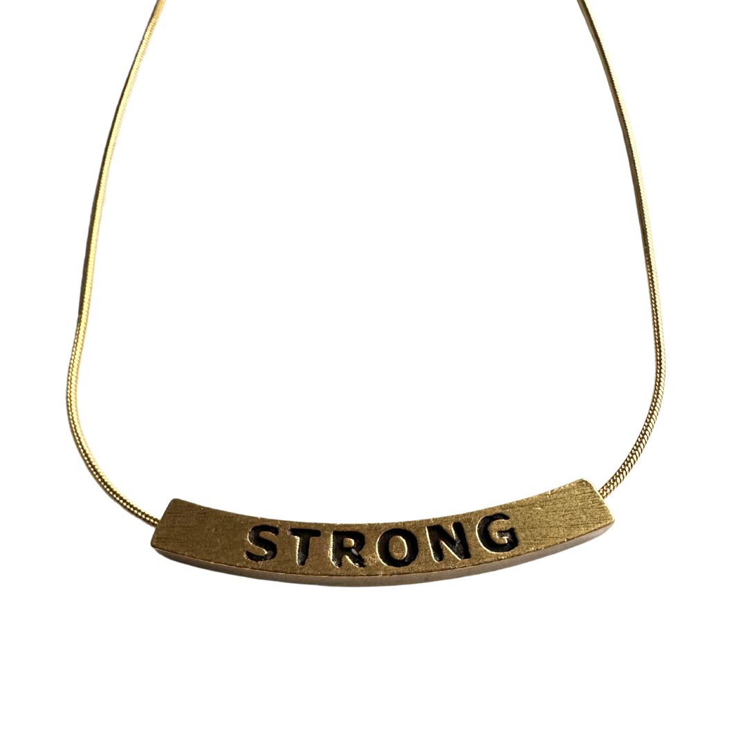 "STRONG" Necklace