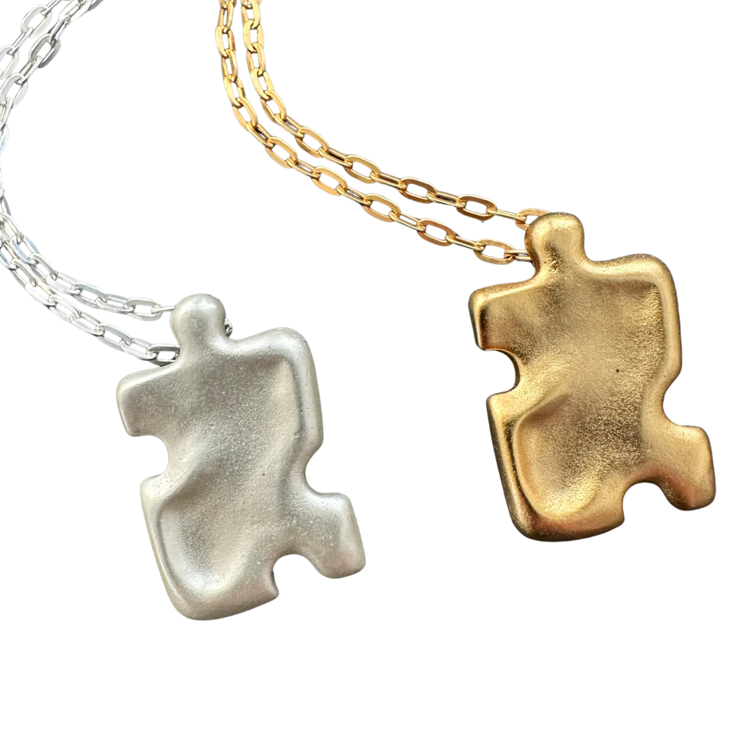 Autism Puzzle Necklace