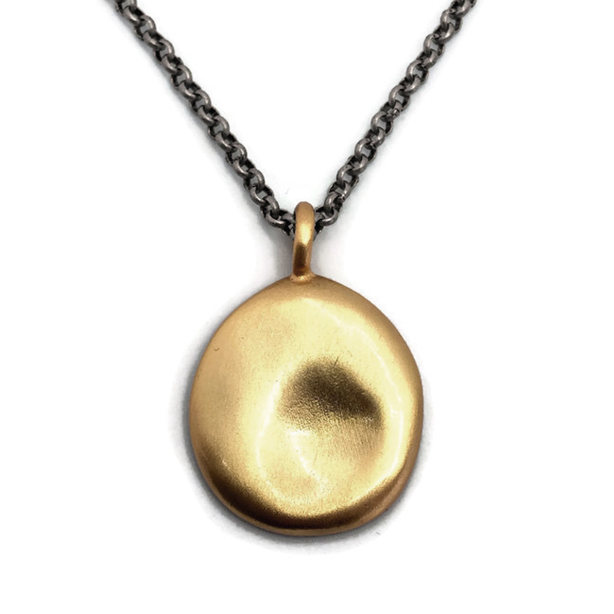 Gold Touch Stone Pendant- Medium