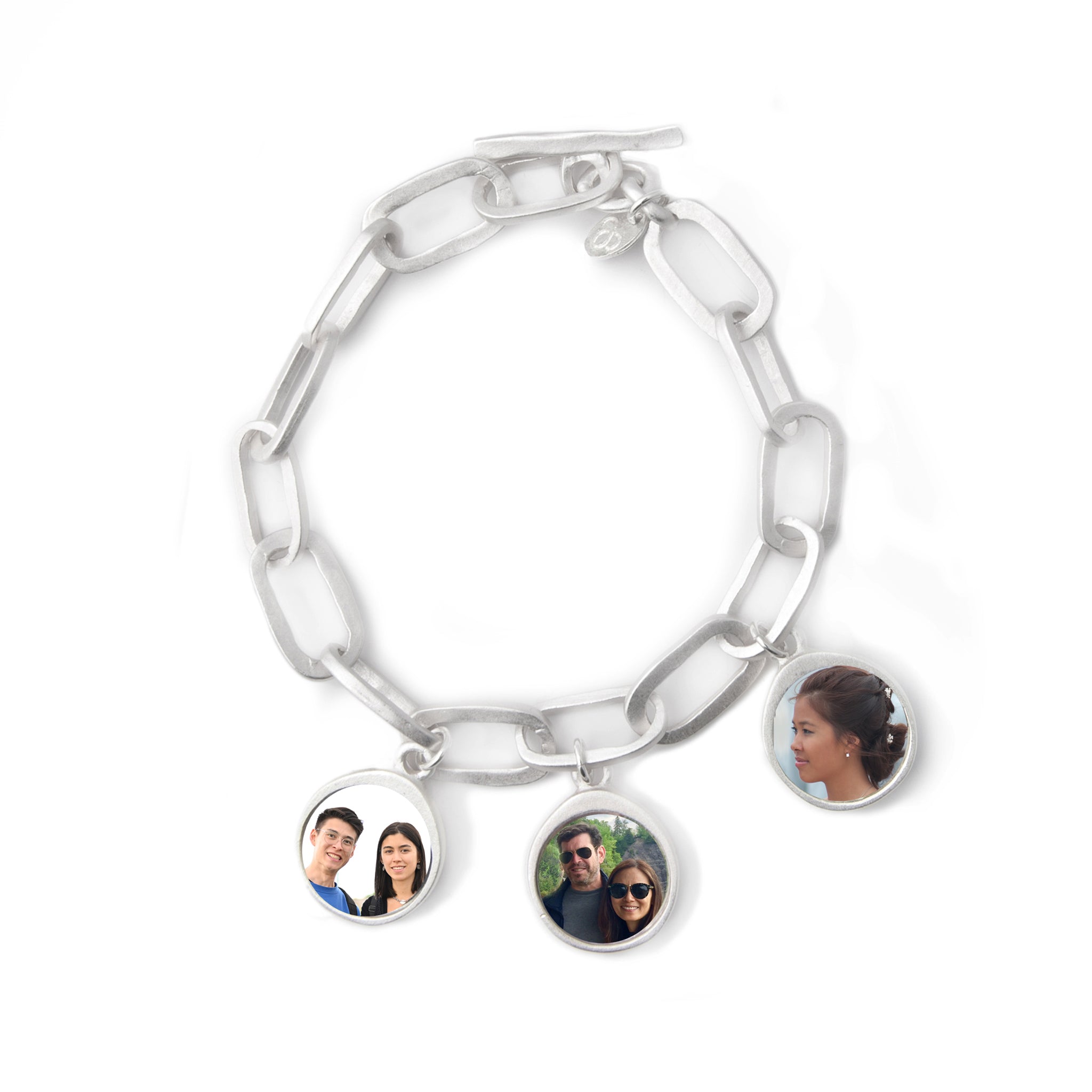 Personalized 50th Birthday Gift Expandable Charm Bracelet Silver Adjus -  Jules Obsession